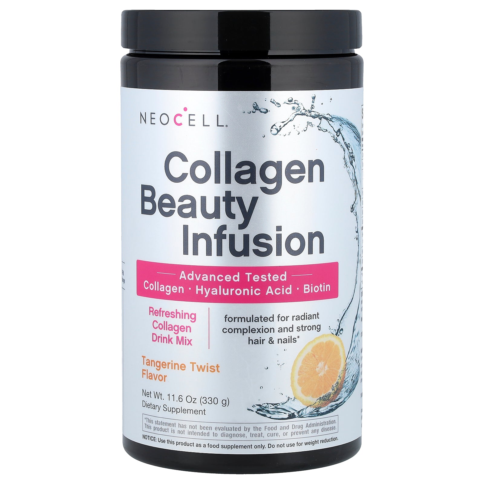 NeoCell, Collagen Beauty Infusion Drink Mix, Tangerine Twist, 11.6 oz (330 g)