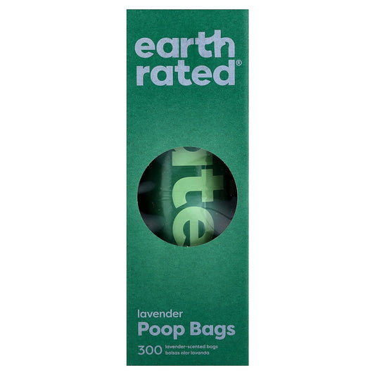 Earth Rated, Dog Poop Bags, Lavender, 300 Bags
