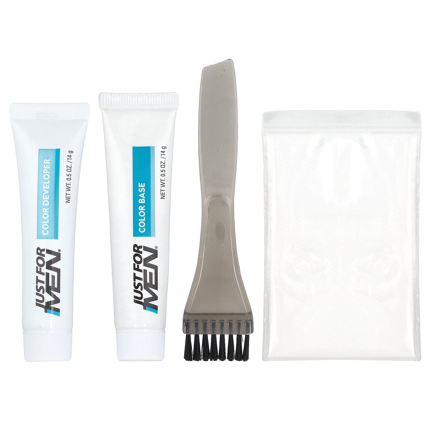Just for Men, Mustache & Beard, Brush-In Color Gel, M-10/15 Blond , 1 Multiple Application Kit