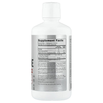 NOW Foods, Sports, Liquid L-Carnitine, Citrus, 32 fl oz (946 ml)