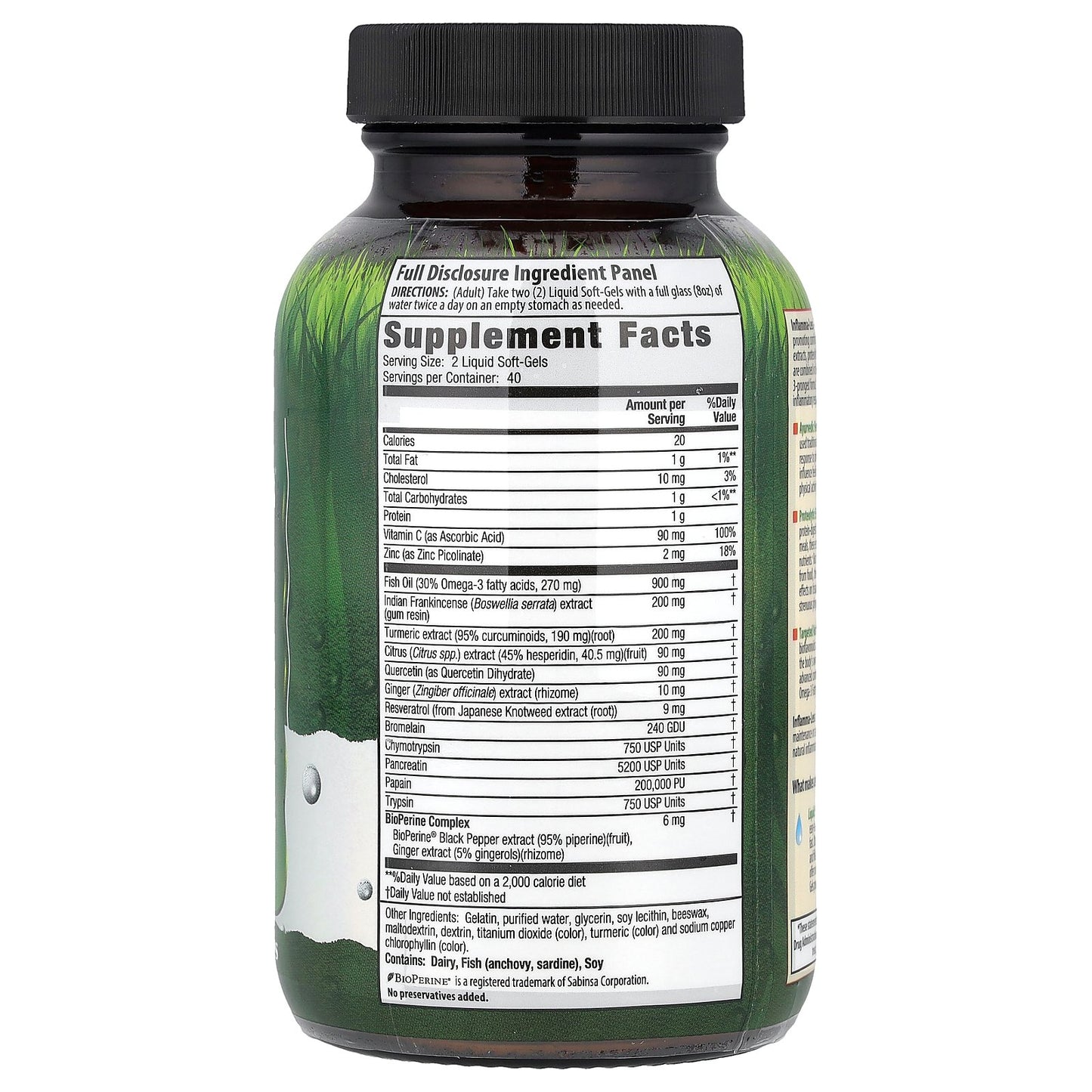 Irwin Naturals, Inflamma-Less®, 80 Liquid Soft-Gels