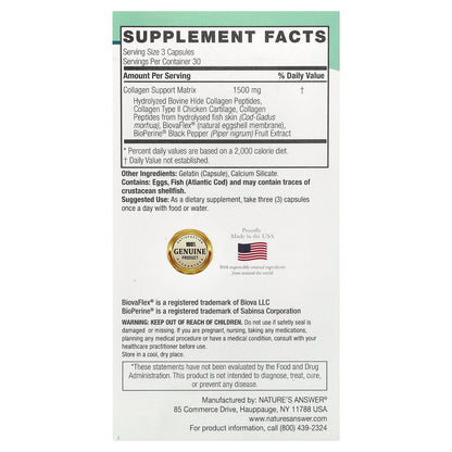 Nature's Answer, Multi Collagen, 90 Capsules