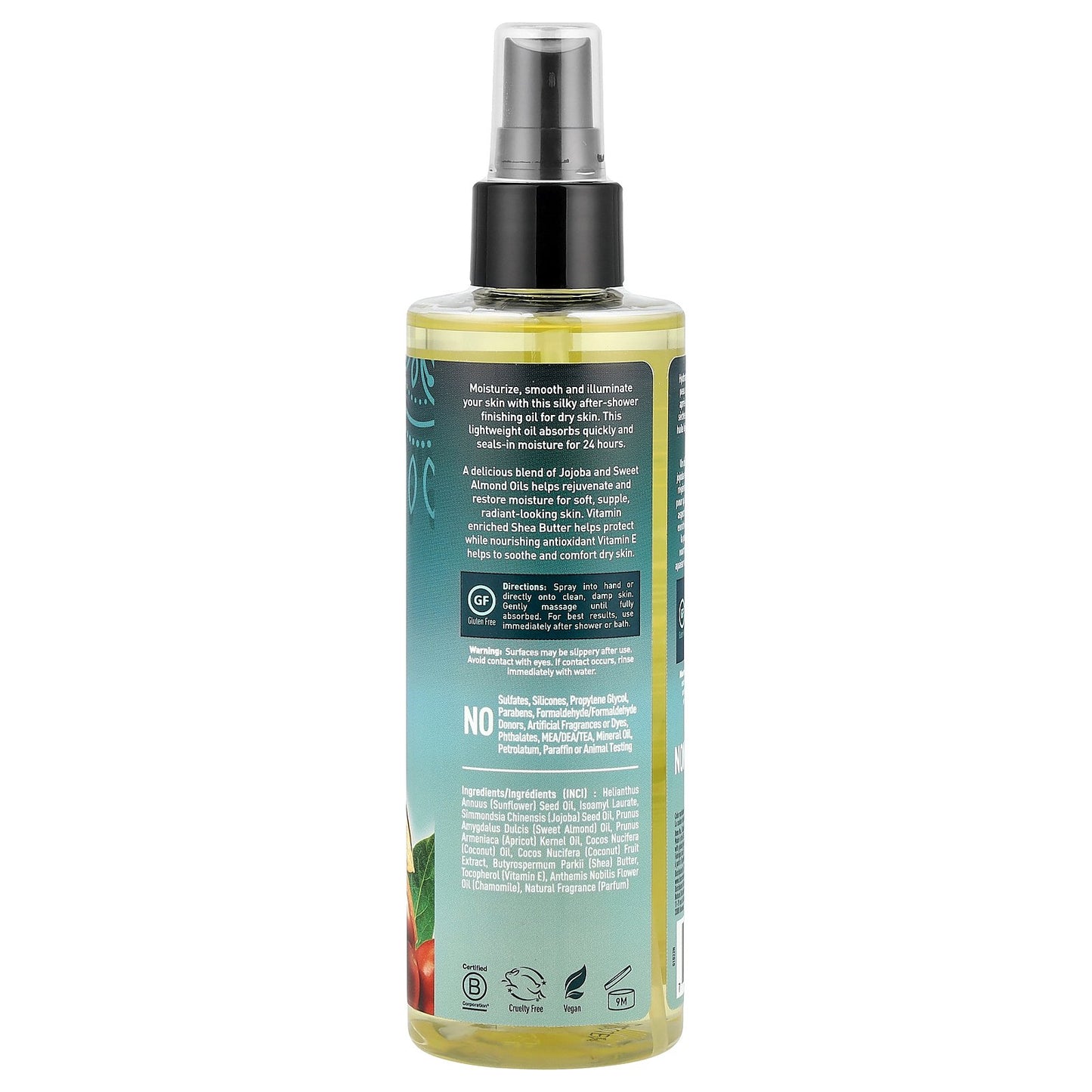 Desert Essence, Jojoba & Sweet Almond Body Oil, 8.28 fl oz (245 ml)