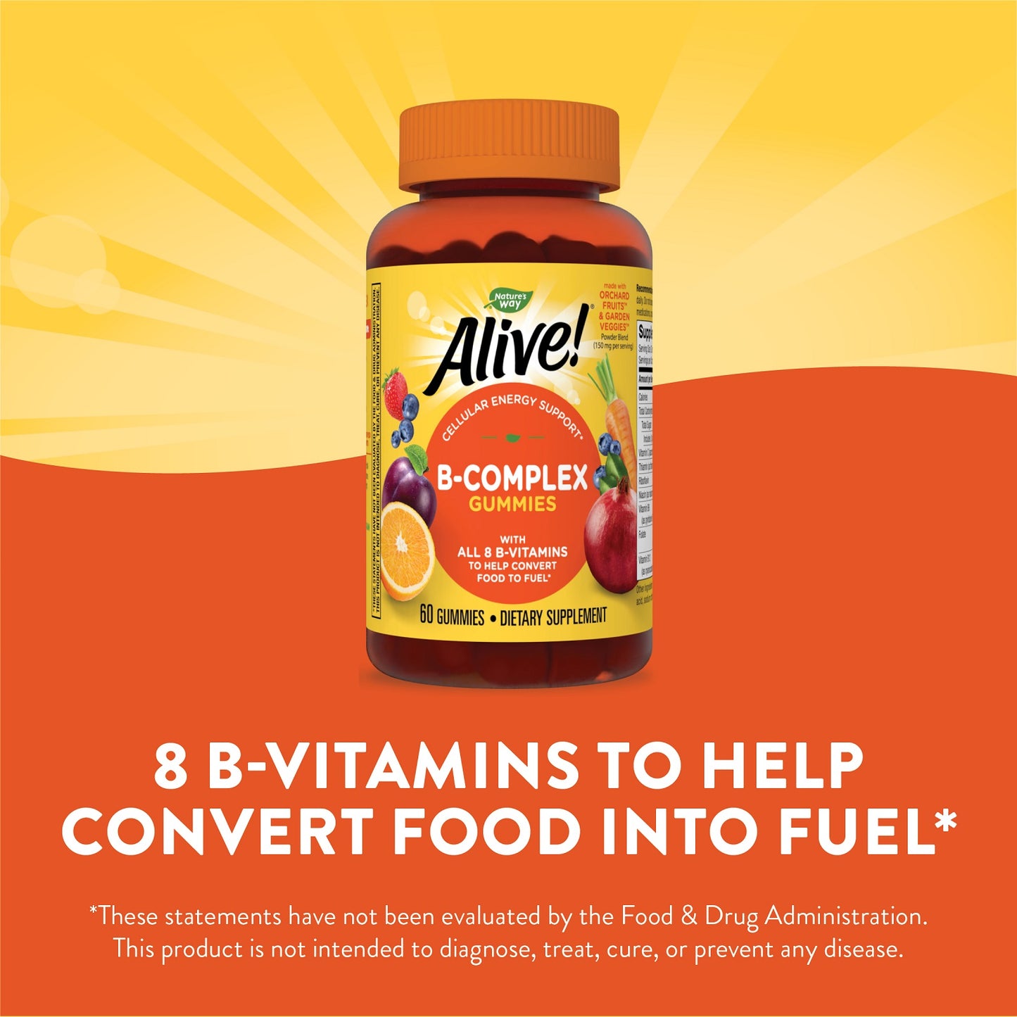 Nature's Way, Alive! B-Complex Gummy, Mango, 60 Gummies