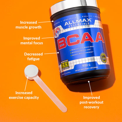 ALLMAX, Essentials, BCAA, Unflavored, 14.11 oz (400 g)