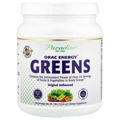 Paradise Herbs, ORAC Energy® Greens, Original Unflavored , 25.6 oz (728 g)