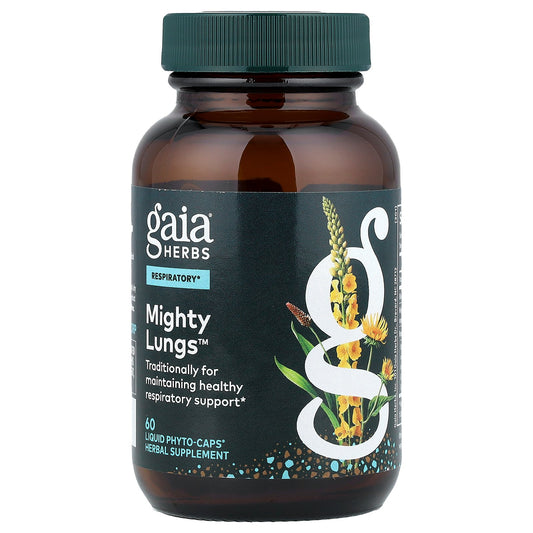 Gaia Herbs, Mighty Lungs™, 60 Liquid Phyto-Caps®