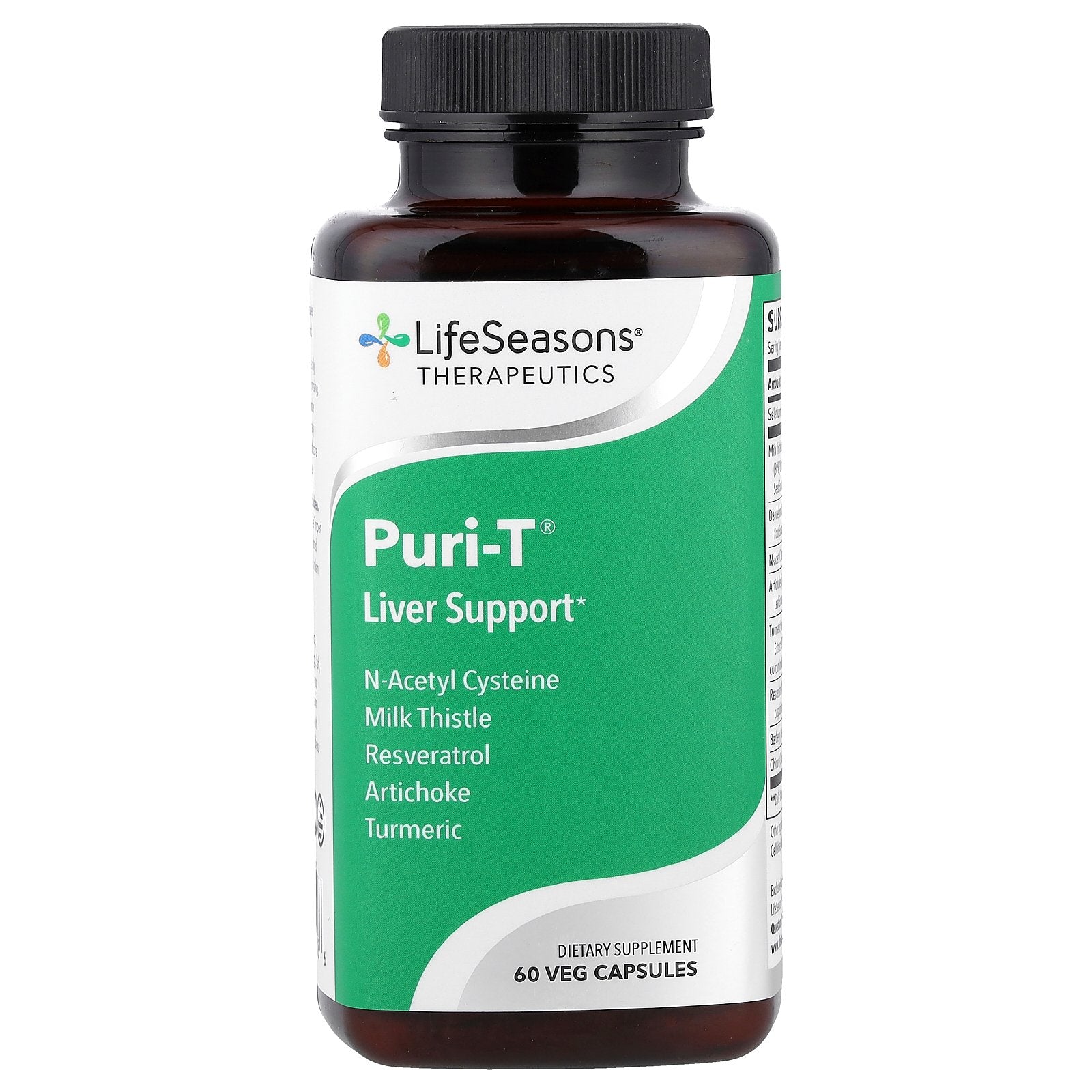 LifeSeasons, Puri-T®, Liver Support, 60 Veg Capsules