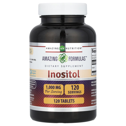 Amazing Nutrition, Amazing Formulas™, Inositol, 1,000 mg, 120 Tablets