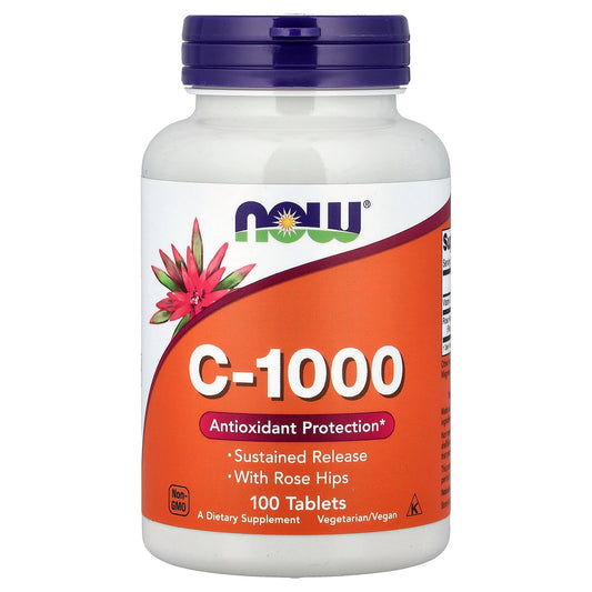 NOW Foods, C-1000 With Rose Hips, 100 Tablets