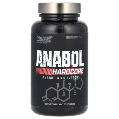 Nutrex Research, Anabol Hardcore, 160 mg, 60 Liqui-Caps