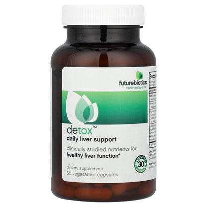 Futurebiotics, Detox™, Daily Liver Support, 60 Vegetarian Capsules