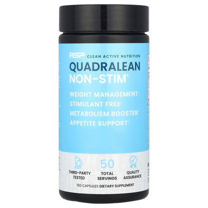 RSP Nutrition, QuadraLean Non-Stim®, 150 Capsules