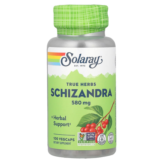 Solaray, True Herbs, Schizandra, 580 mg, 100 VegCaps