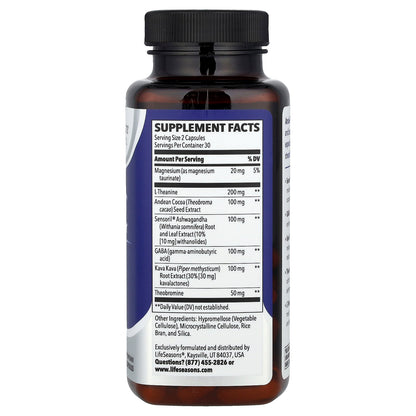 LifeSeasons, Anxie-T® Stress Support, 60 Veg Capsules