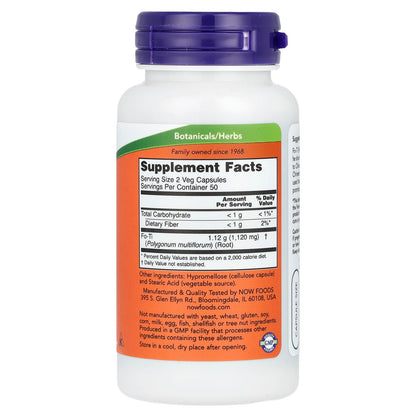 NOW Foods, Fo-Ti, 560 mg, 100 Veg Capsules