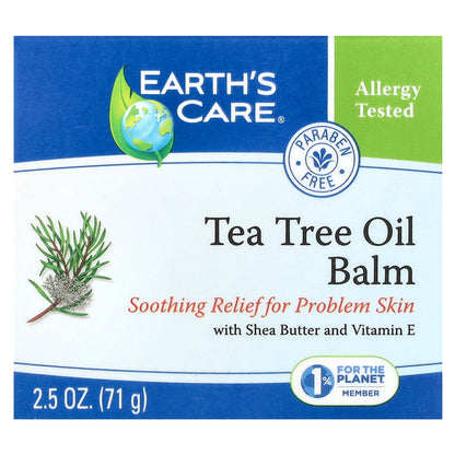 Earth's Care, Tea Tree Oil Balm, 2.5 oz (71 g)