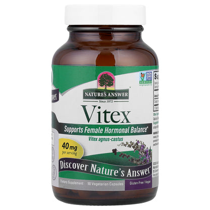 Nature's Answer, Vitex, 40 mg, 90 Vegetarian Capsules