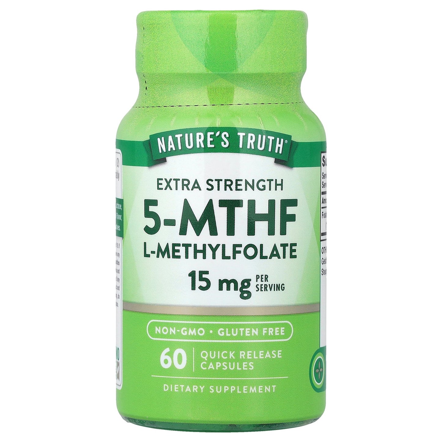 Nature's Truth, 5-MTHF L-Methylfolate, 60 Quick Release Capsules (7.5 mg per Capsule)