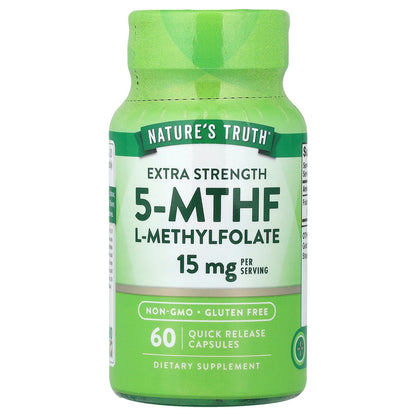 Nature's Truth, 5-MTHF L-Methylfolate, 60 Quick Release Capsules (7.5 mg per Capsule)