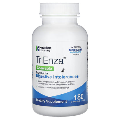 Houston Enzymes, TriEnza Chewable, 180 Chewable Tablets