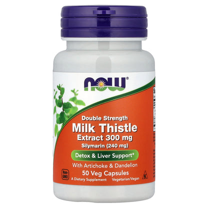 NOW Foods, Milk Thistle Extract, 50 Veg Capsules