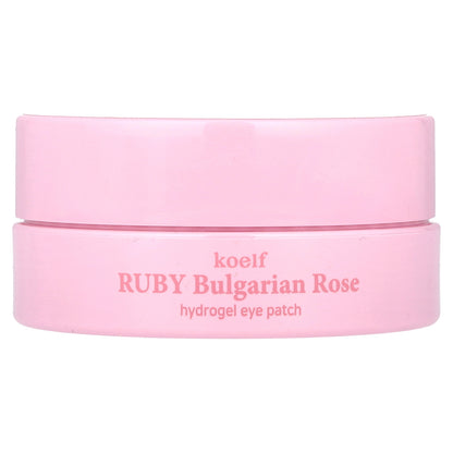 Koelf, Ruby Bulgarian Rose, Hydrogel Eye Patch, 60 Patches