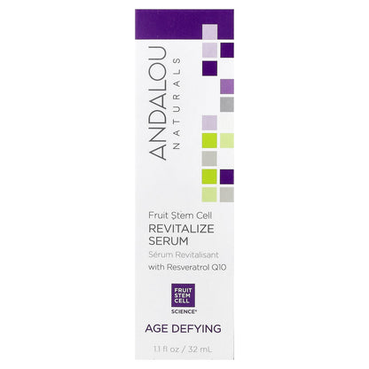 Andalou Naturals, Revitalize Serum, Age Defying, 1.1 fl oz (32 ml)