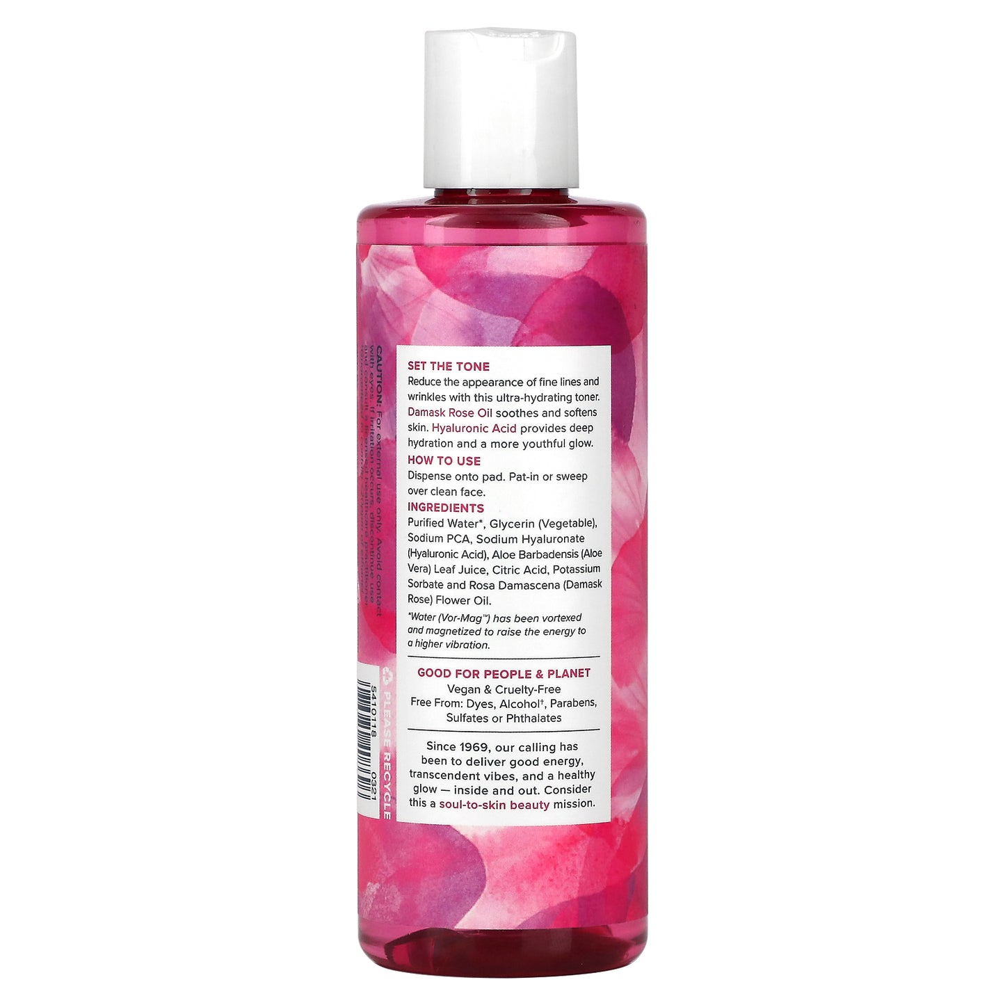 Heritage Store, Rosewater Toner, 8 fl oz (237 ml)