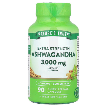 Nature's Truth, Ashwagandha, 90 Quick Release Capsules
