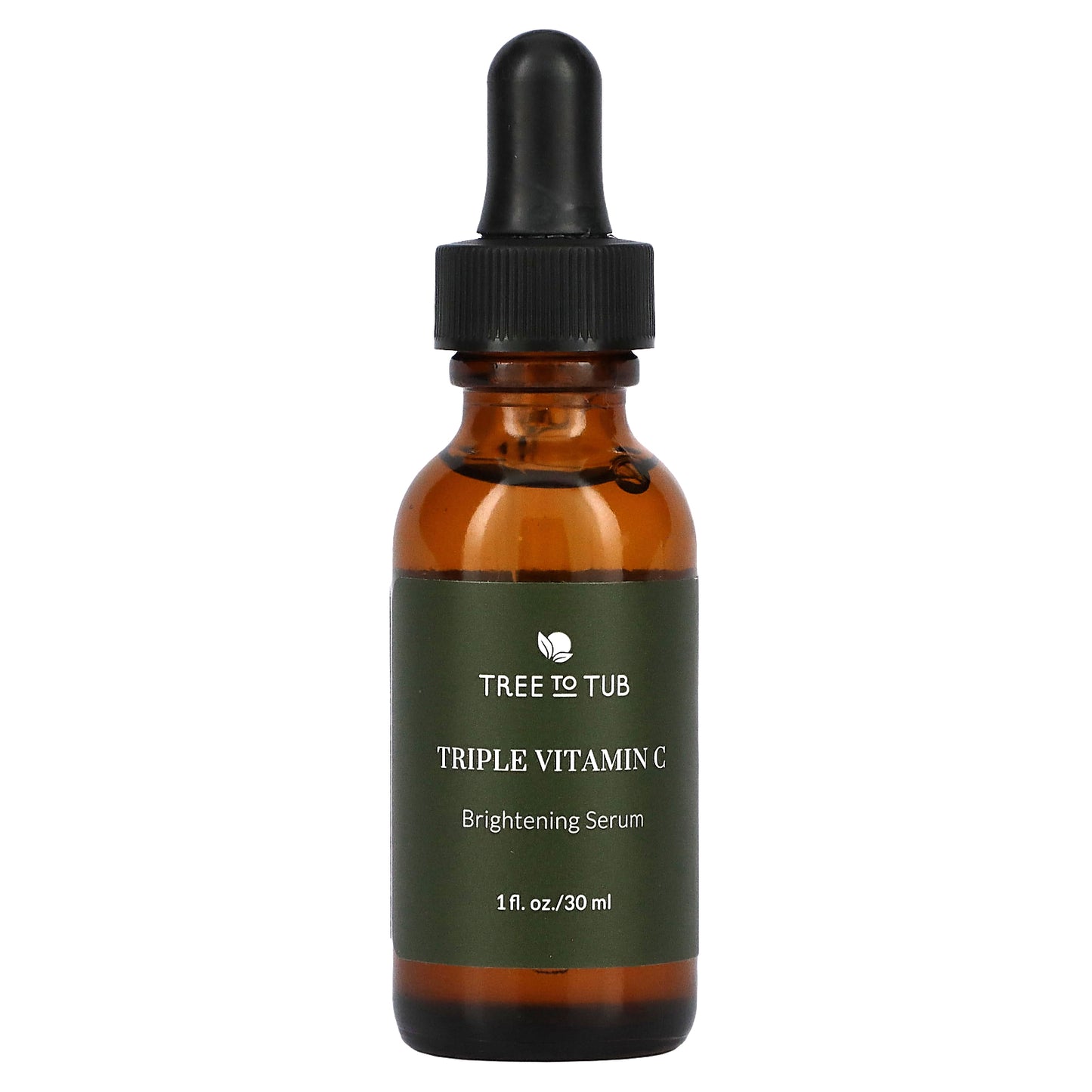 Tree To Tub, Triple Vitamin C Serum for Face, Brightening & Anti Aging Serum for Sensitive Skin, 1 fl oz (30 ml)