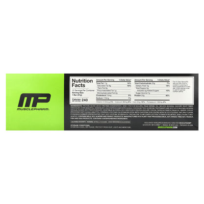 MusclePharm, Combat Sport Bar™, Chocolate Chip Cookie Dough, 12 Bars, 2.01 oz (57 g) Each