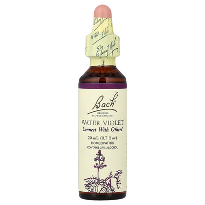 Bach, Original Flower Remedies, Water Violet, 0.7 fl oz (20 ml)