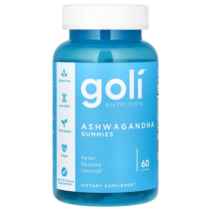 Goli Nutrition, Ashwagandha Gummies, 60 Gummies