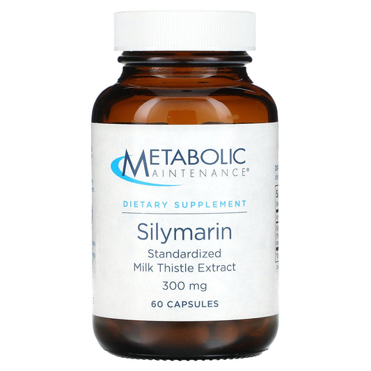 Metabolic Maintenance, Silymarin, Standardized Milk Thistle Extract, 300 mg, 60 Capsules