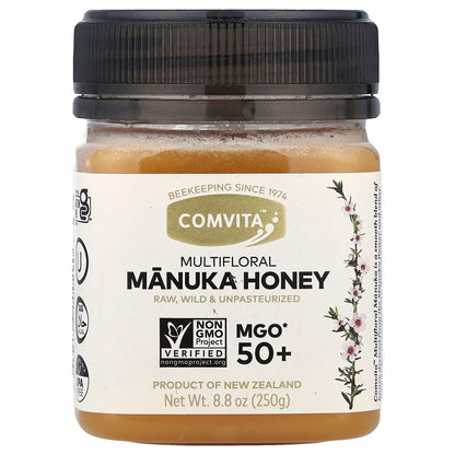Comvita, Multifloral Manuka Honey, MGO 50+, 8.8 oz (250 g)