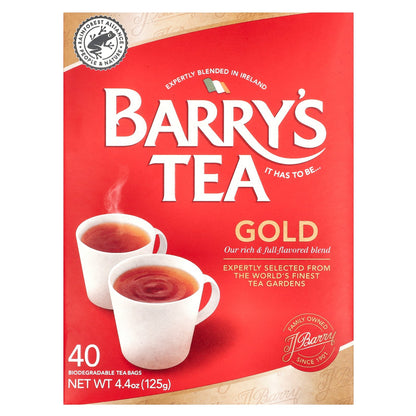 Barry's Tea, Gold Blend, 40 Tea Bags, 4.4 oz (125 g)