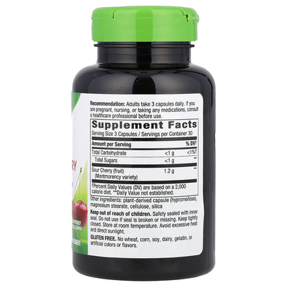 Nature's Way, Tart Cherry, Ultra Capsules, 90 Vegan Capsules (400 mg per Capsule)