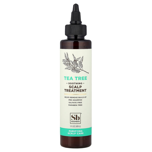 Soapbox, Soothing Scalp Treatment, Tea Tree, 5 fl oz (147 ml)