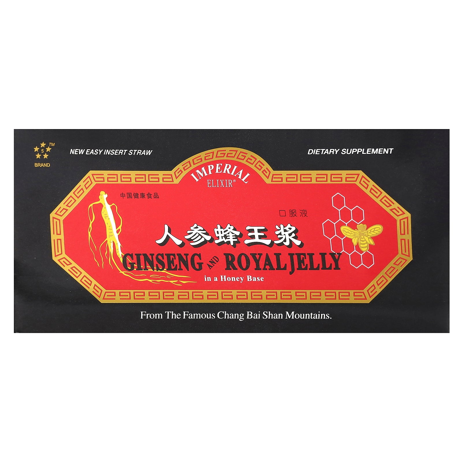 Imperial Elixir, Ginseng and Royal Jelly, 30 Bottles, 0.34 fl oz (10 ml) Each