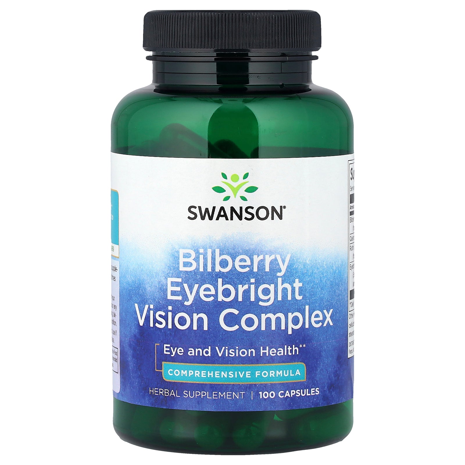 Swanson, Bilberry Eyebright Vision Complex, 100 Capsules