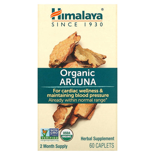 Himalaya, Organic Arjuna, 60 Caplets