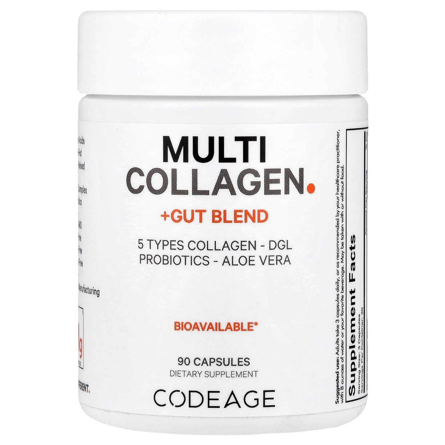 Codeage, Multi Collagen + Gut Blend, 90 Capsules