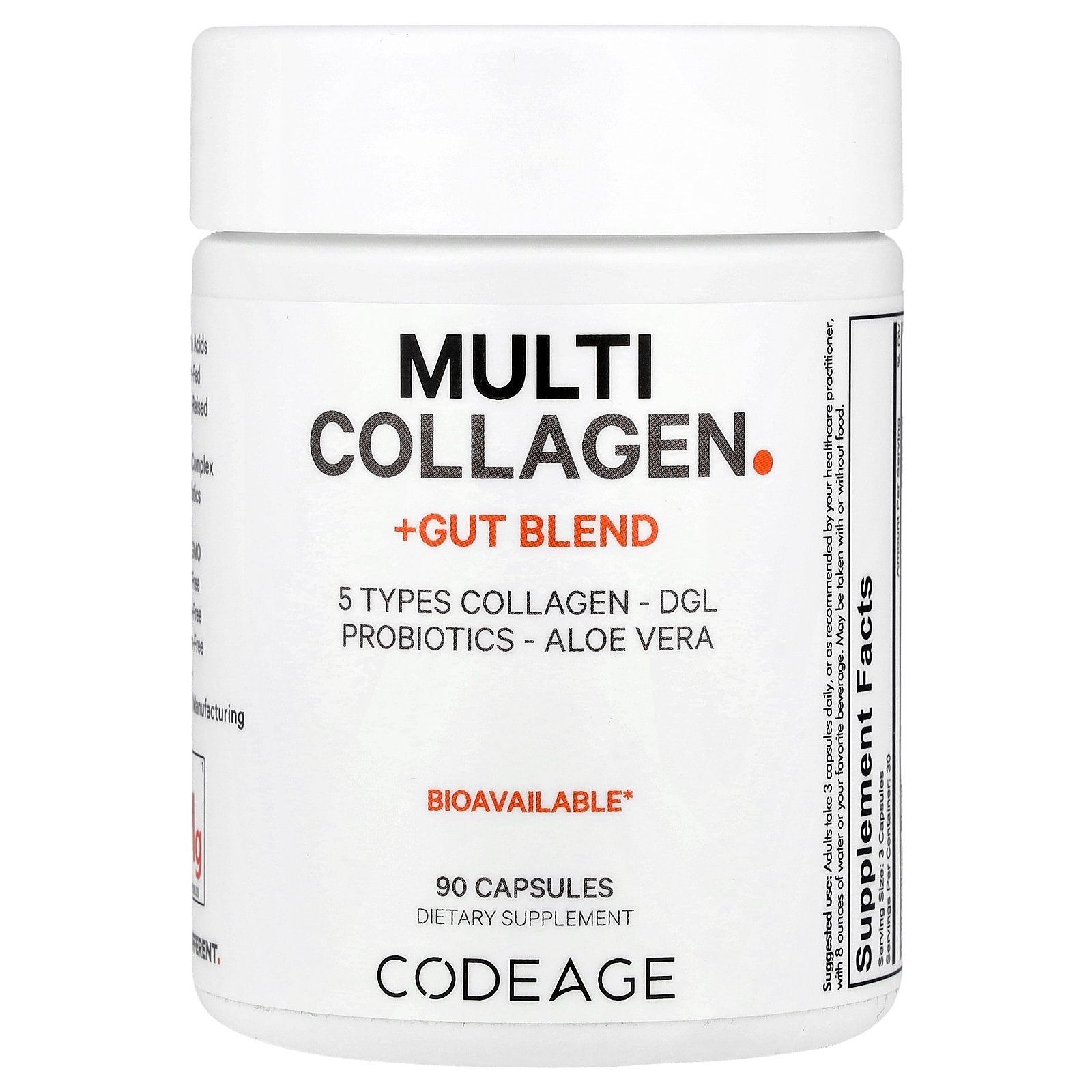 Codeage, Multi Collagen + Gut Blend, 90 Capsules