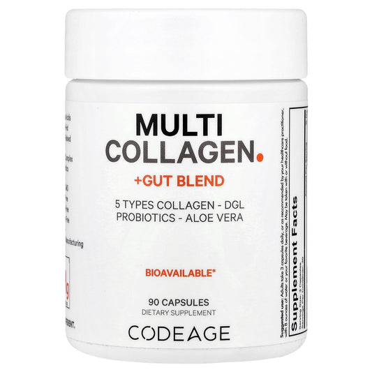 Codeage, Multi Collagen + Gut Blend, 90 Capsules