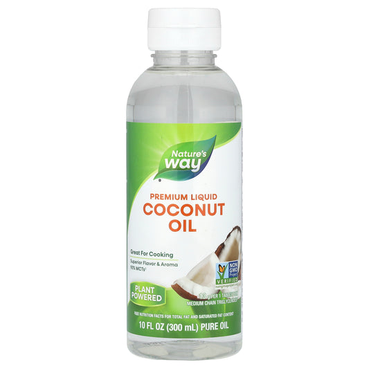 Nature's Way, Premium Liquid Coconut Oil, 10 fl oz (300 ml)