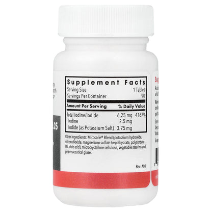 Optimox, Iodoral® IOD 6.25, 6.25 mg, 90 Scored Tablets