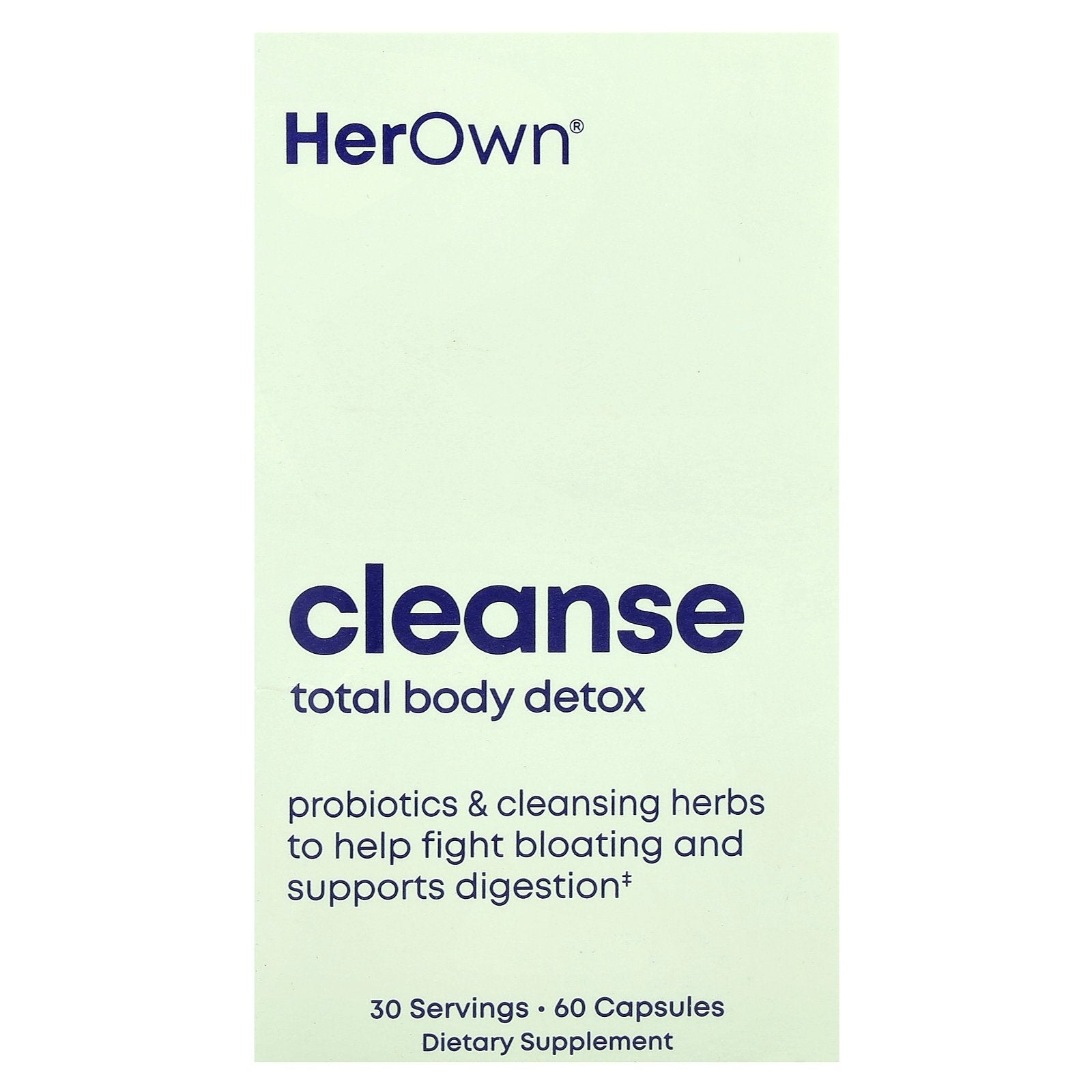 Her Own, Cleanse, 60 Capsules