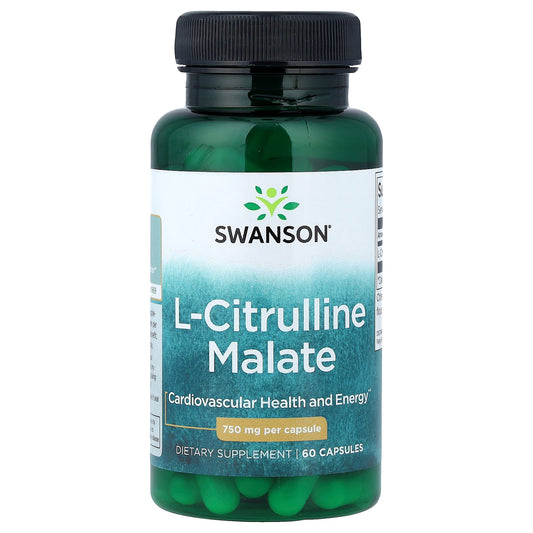 Swanson, L-Citrulline Malate, 750 mg, 60 Capsules