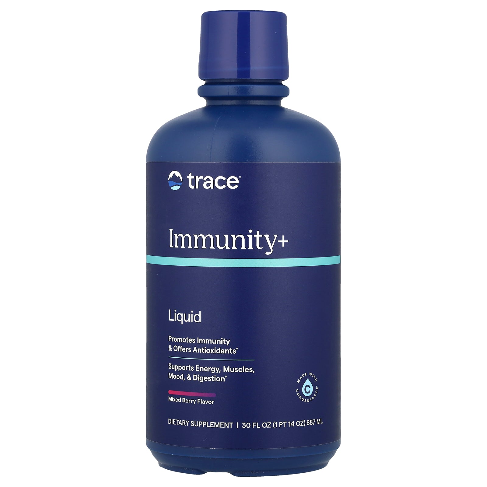 Trace, Liquid Immunity+, Mixed Berry, 30 fl oz (887 ml)